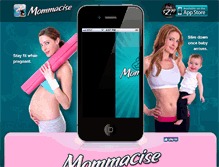 Tablet Screenshot of mommacise.com